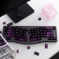 Amethyst New GMK Style 282 Keys ABS Doubleshot Full Keycaps Set for Cherry MX Mechanical Gaming Keyboard